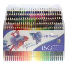 Ensemble de crayons de couleur d&#39;huile à dessin en bois